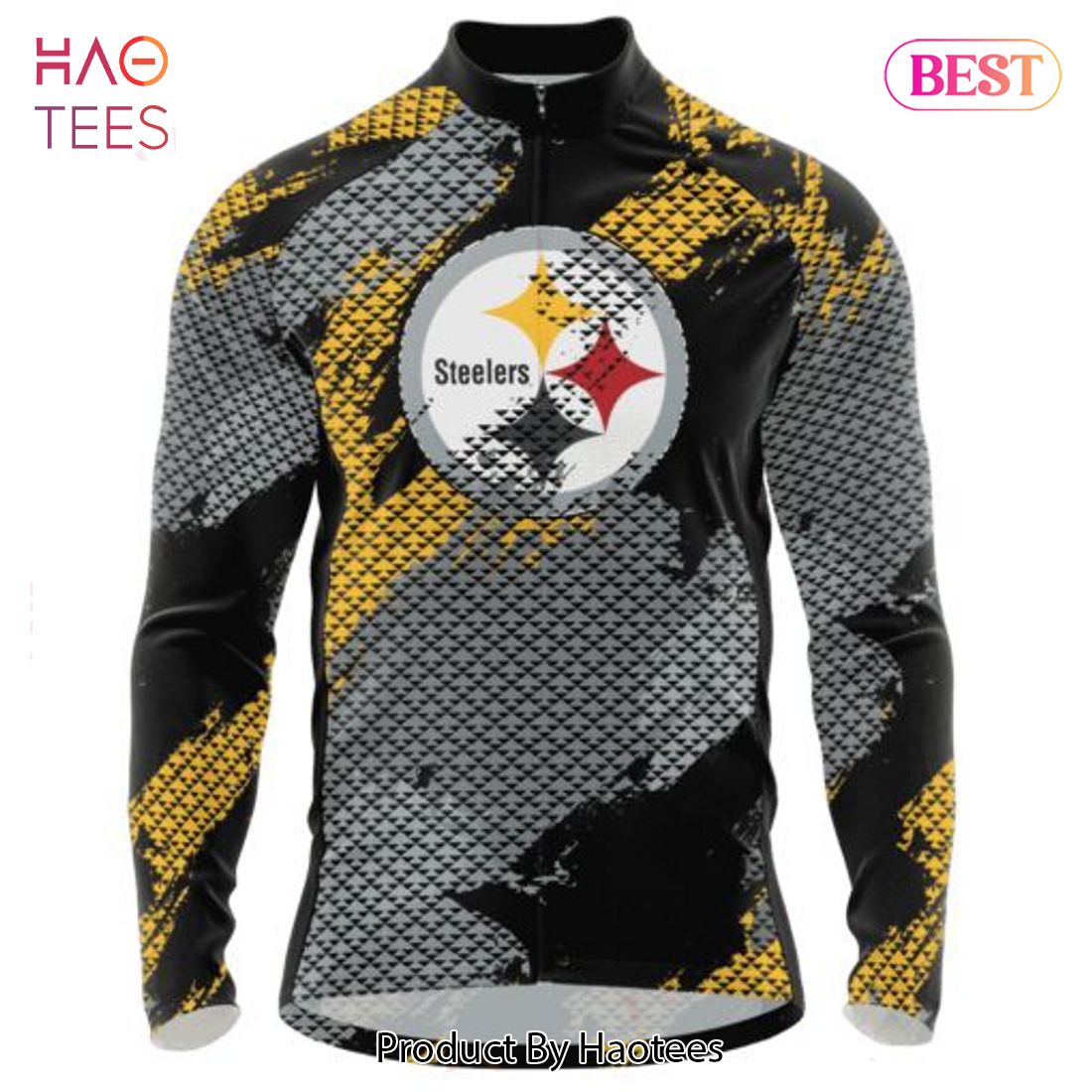 THE BEST NFL Pittsburgh Steelers Special Camo Design Cycling Jersey Hoodie