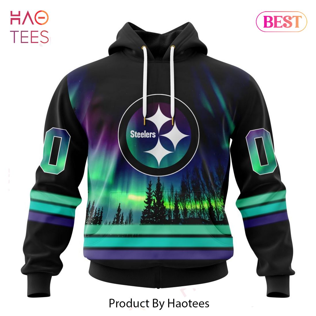 Pittsburgh Steelers Nfl Here We Go 3d Full Over Print Hoodie Model 1 