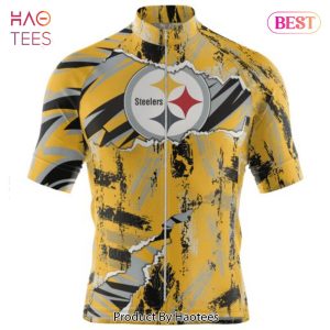 BEST NFL Pittsburgh Steelers Special Mix Stripes Design Cycling Jersey Hoodie
