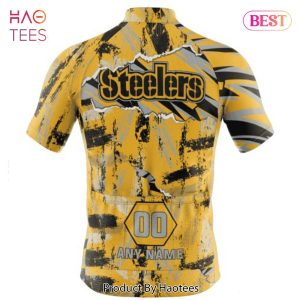 BEST NFL Pittsburgh Steelers Special Mix Stripes Design Cycling Jersey Hoodie