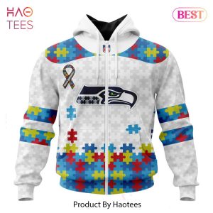 BEST NFL Seattle Seahawks Special Autism Awareness Design Hoodie