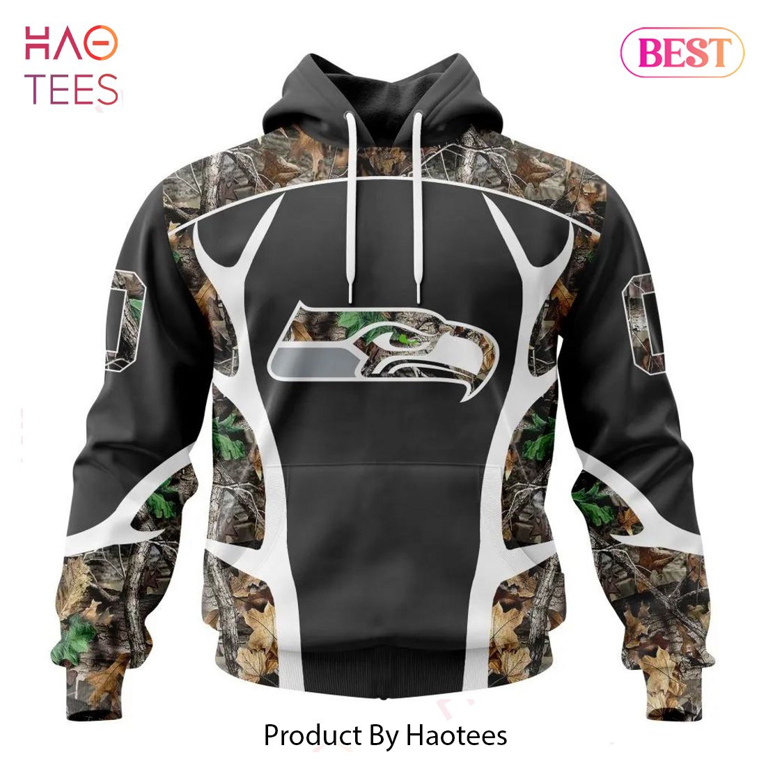 BEST NFL Seattle Seahawks Special Camo Hunting Design Hoodie