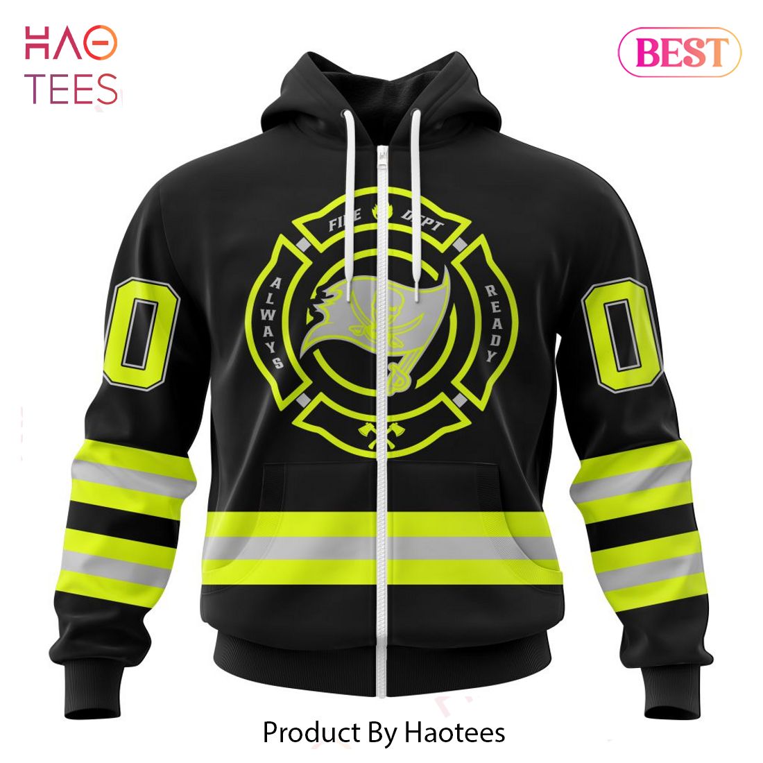 BEST NFL Tampa Bay Buccaneers Special FireFighter Uniform Design Hoodie BEST NFL Tampa Bay Buccaneers Special FireFighter Uniform Design Hoodie
