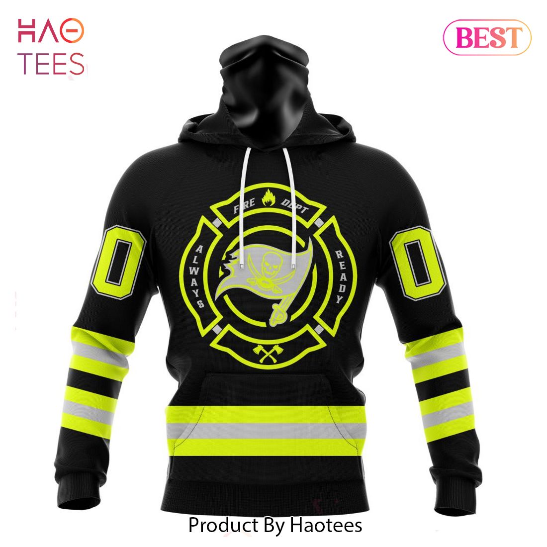 BEST NFL Tampa Bay Buccaneers Special FireFighter Uniform Design Hoodie BEST NFL Tampa Bay Buccaneers Special FireFighter Uniform Design Hoodie