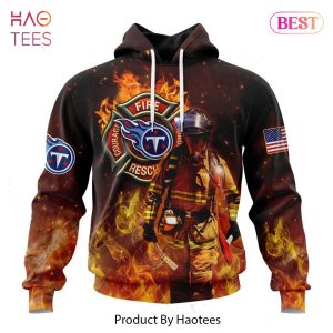 BEST NFL Tennessee Titans Honor Firefighters – First Responders Hoodie