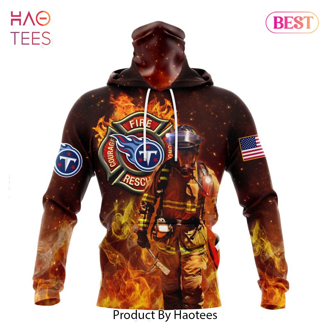 BEST NFL Tennessee Titans Honor Firefighters - First Responders Hoodie BEST NFL Tennessee Titans Honor Firefighters - First Responders Hoodie