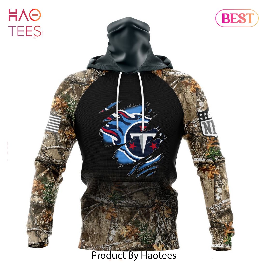 Tennessee Titans NFL Special Camo Hunting Personalized Hoodie T