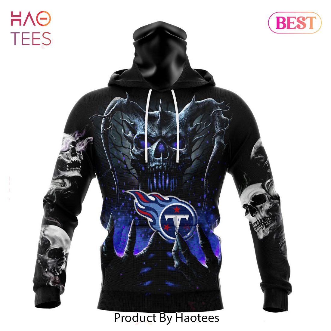 BEST NFL Tennessee Titans Special Skull Art Design Hoodie BEST NFL Tennessee Titans Special Skull Art Design Hoodie