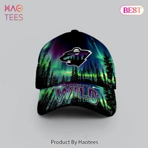 BEST NHL Minnesota Wild Special Design With Northern Lights Classic Cap Hoodie