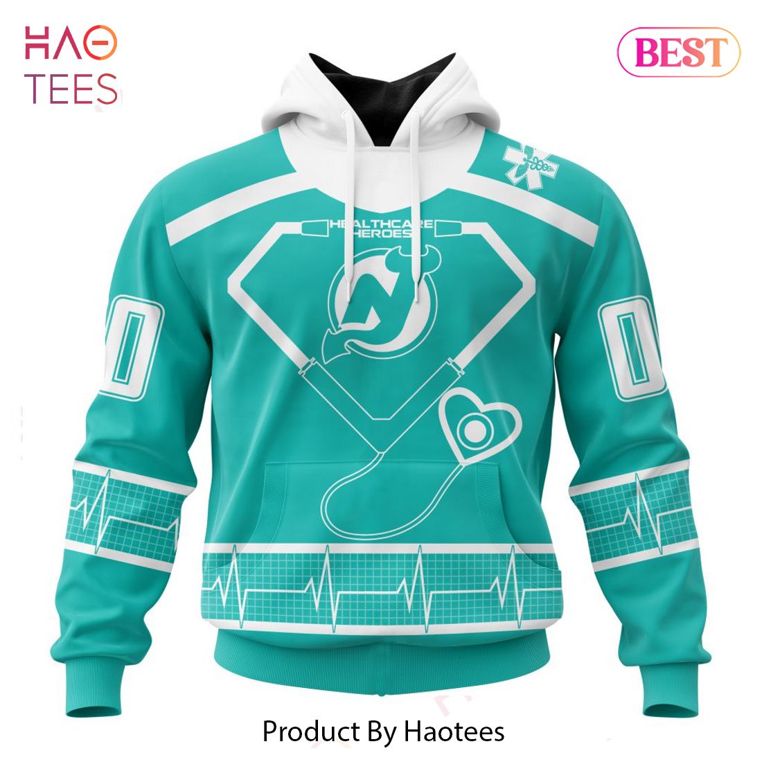 BEST NHL New Jersey Devils Special Design Honoring Healthcare Heroes Jeysey