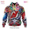 BEST NHL New Jersey Devils Special Grateful Dead Design Jeysey