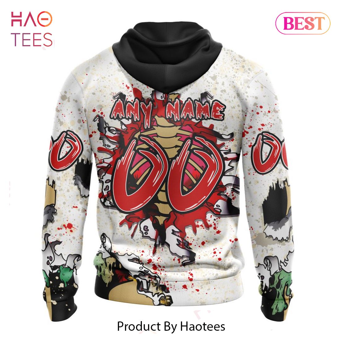 BEST NHL New Jersey Devils Special Zombie Style For Halloween Jeysey BEST NHL New Jersey Devils Special Zombie Style For Halloween Jeysey