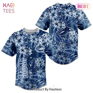 BEST NHL Vancouver Canucks Special Hawaiian Design Baseball Jersey Jeysey