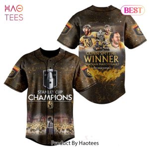 BEST Vegas Golden Knights Conn Smythe Trophy Winner Jonathan Marchessault Baseball Jersey Jeysey