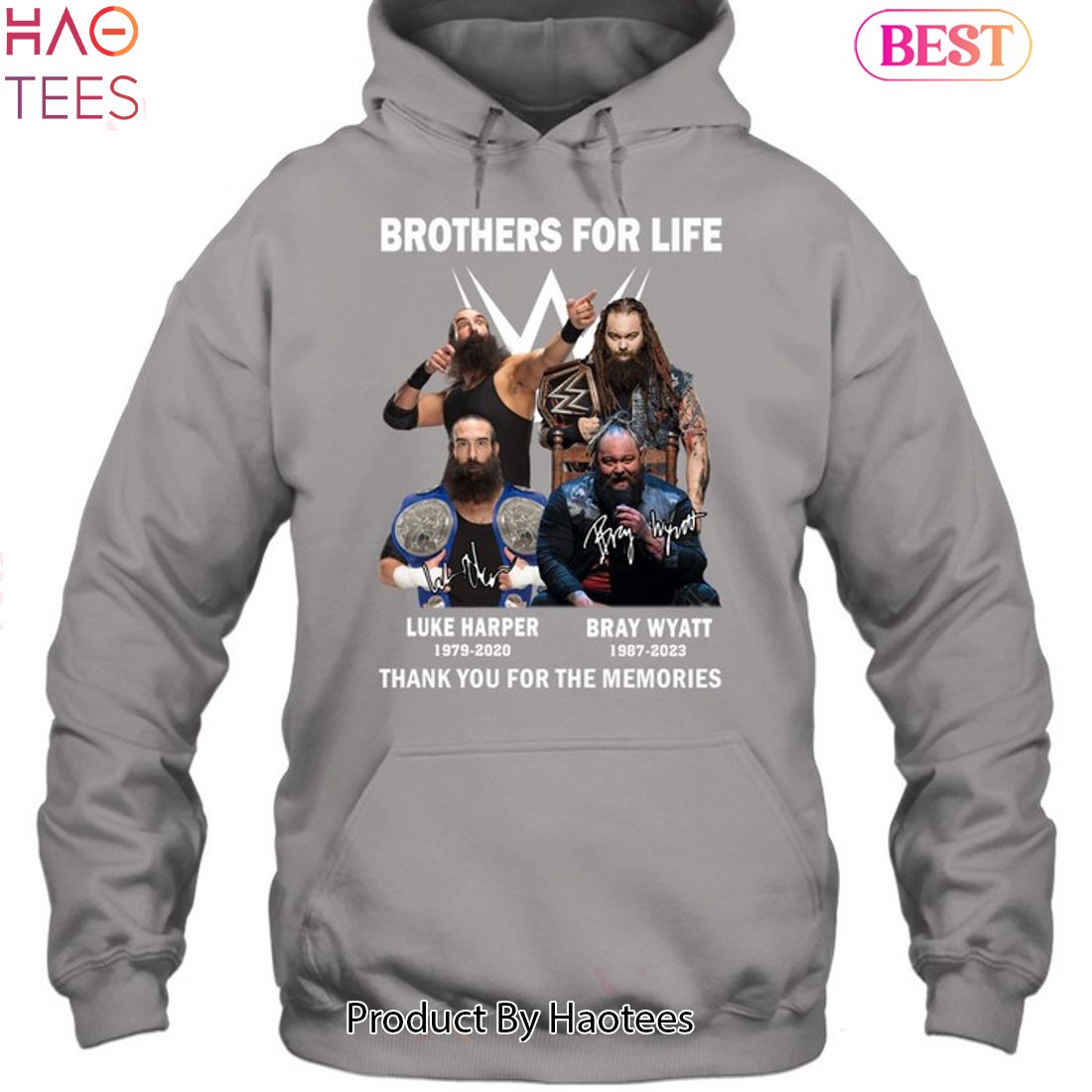 Brothers For Life Bray Wyatt & Luke Harper Thank You For The Memories Unisex T-shirt Brothers For Life Bray Wyatt & Luke Harper Thank You For The Memories Unisex T-shirt