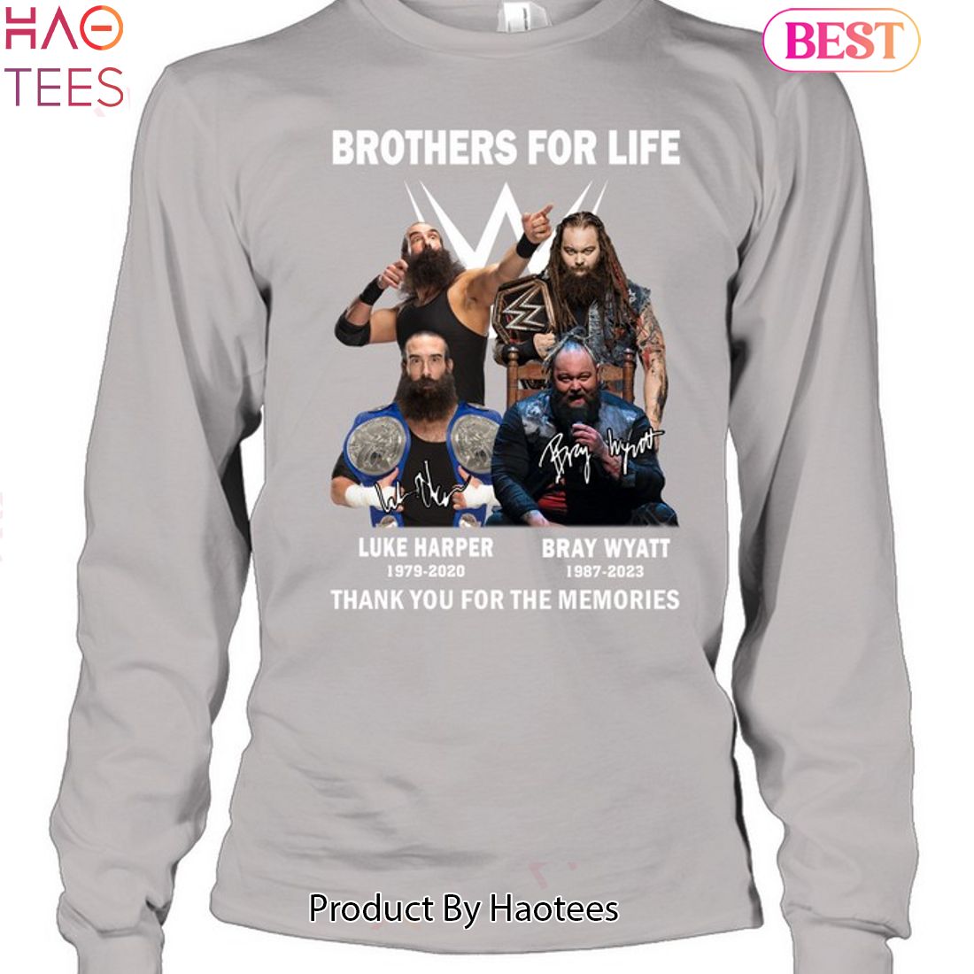 Brothers For Life Bray Wyatt & Luke Harper Thank You For The Memories Unisex T-shirt Brothers For Life Bray Wyatt & Luke Harper Thank You For The Memories Unisex T-shirt
