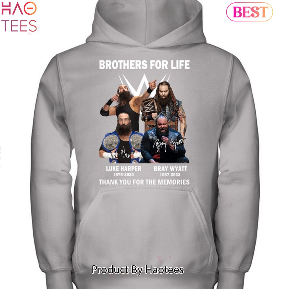 Brothers For Life Bray Wyatt & Luke Harper Thank You For The Memories Unisex T-shirt Brothers For Life Bray Wyatt & Luke Harper Thank You For The Memories Unisex T-shirt