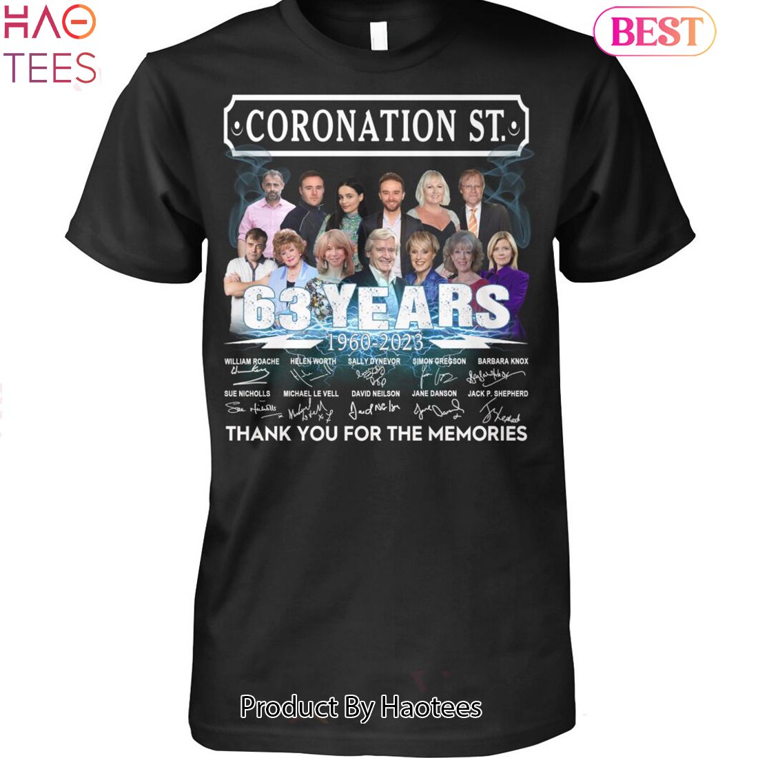 Coronation St 63 Years 1960- 2023 Thank You For The Memories Unisex T-Shirt