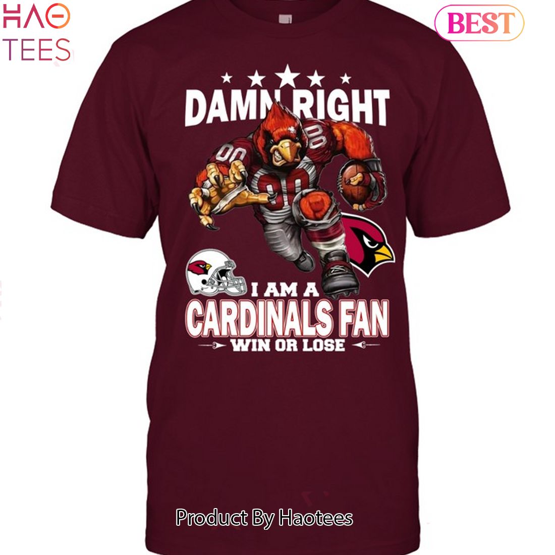 Arizona Cardinals Vintage 3D T-Shirts