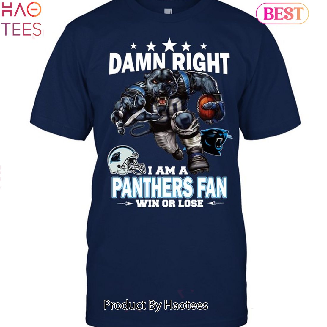 Damn Right I Am A Los Angeles Rams Fan Win Or Lose Shirt