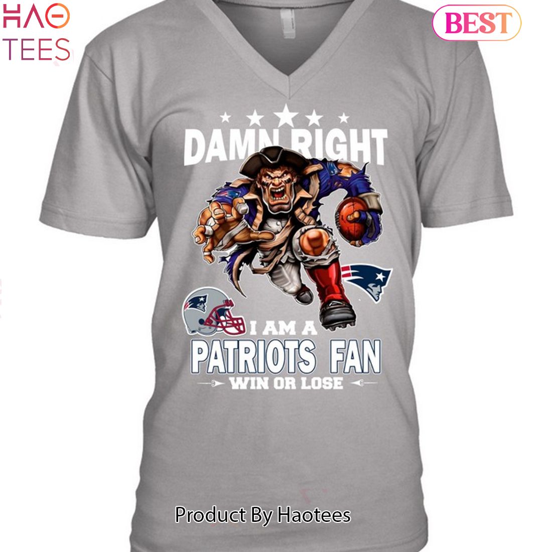 Damn Right I Am New England Patriots Fan Win Or Lose Unisex T-Shirt Damn Right I Am New England Patriots Fan Win Or Lose Unisex T-Shirt