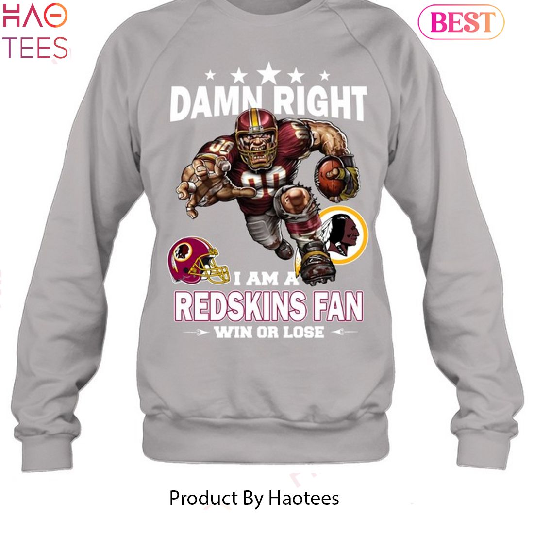 Damn Right I Am Washington Redskins Fan Win Or Lose Unisex T-Shirt Damn Right I Am Washington Redskins Fan Win Or Lose Unisex T-Shirt