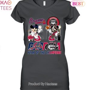Georgia Bulldogs – Atlanta Braves Year Of The Champion Unisex T-Shirt