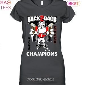 HOT Back 2 Back National Georgia Bulldogs Unisex T-Shirt