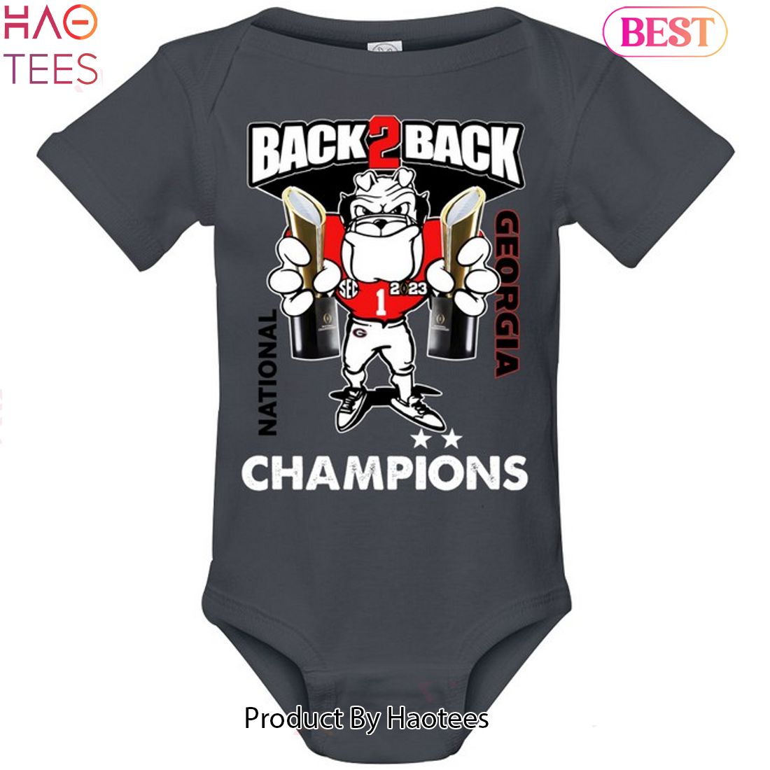 HOT Back 2 Back National Georgia Bulldogs Unisex T-Shirt HOT Back 2 Back National Georgia Bulldogs Unisex T-Shirt