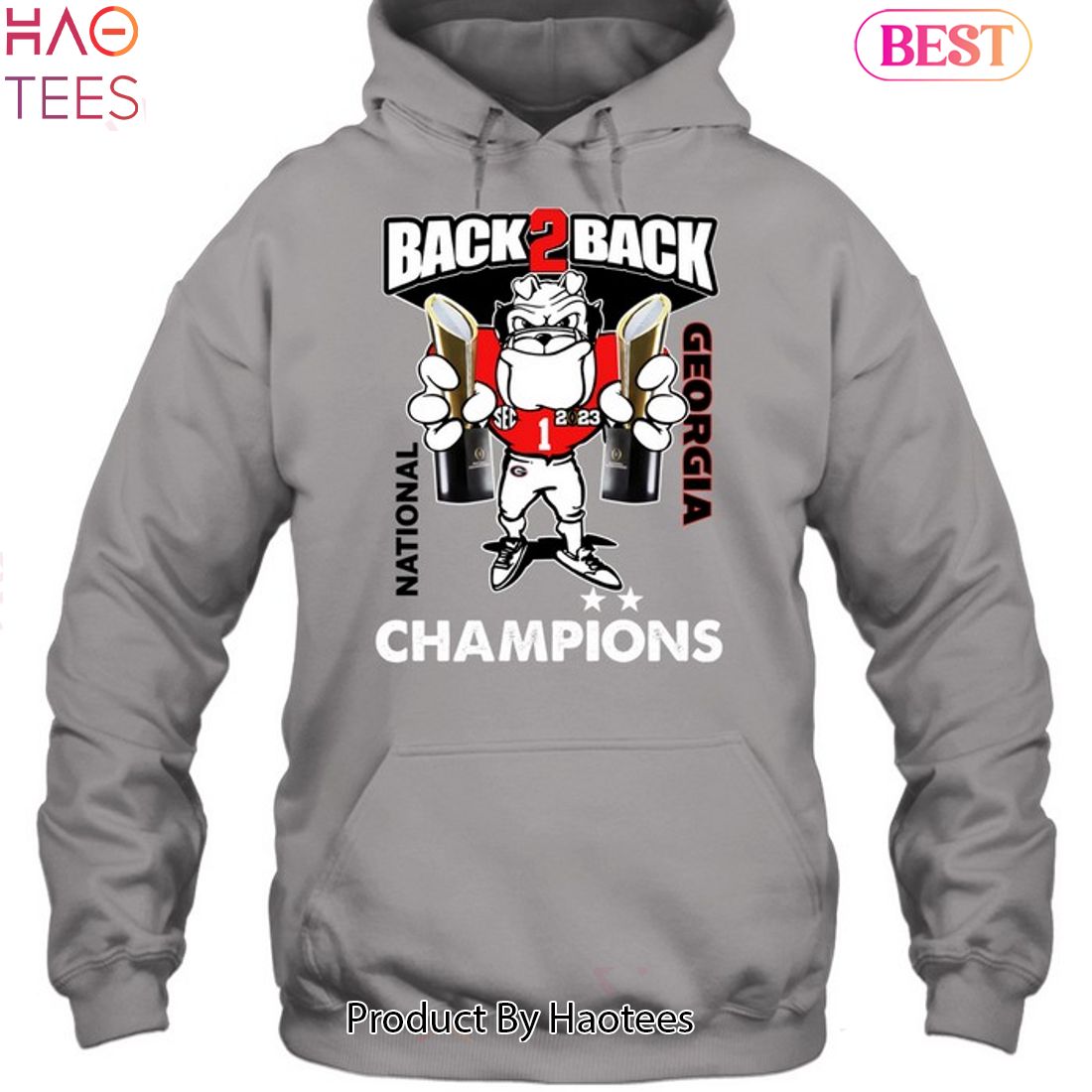 HOT Back 2 Back National Georgia Bulldogs Unisex T-Shirt HOT Back 2 Back National Georgia Bulldogs Unisex T-Shirt