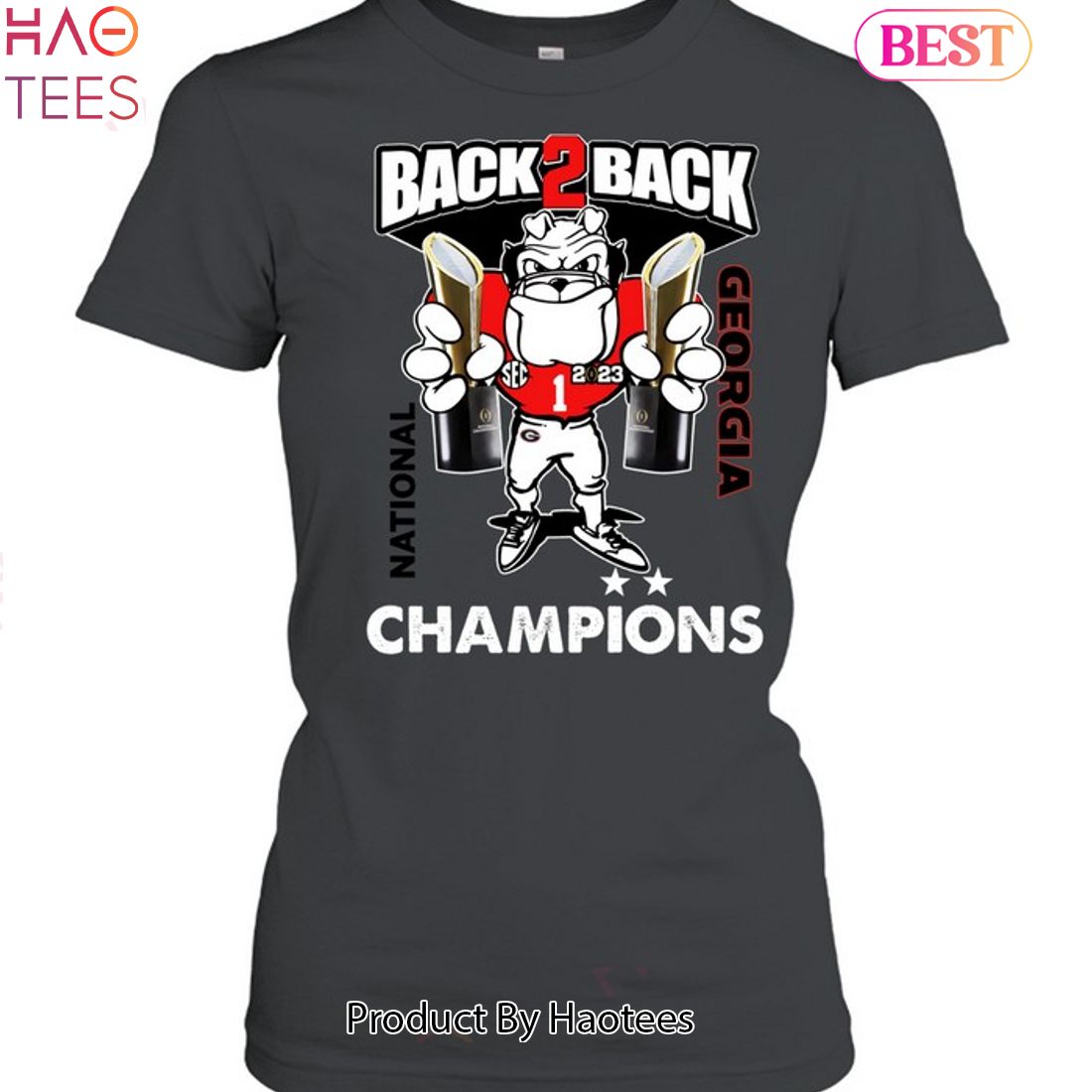 HOT Back 2 Back National Georgia Bulldogs Unisex T-Shirt HOT Back 2 Back National Georgia Bulldogs Unisex T-Shirt