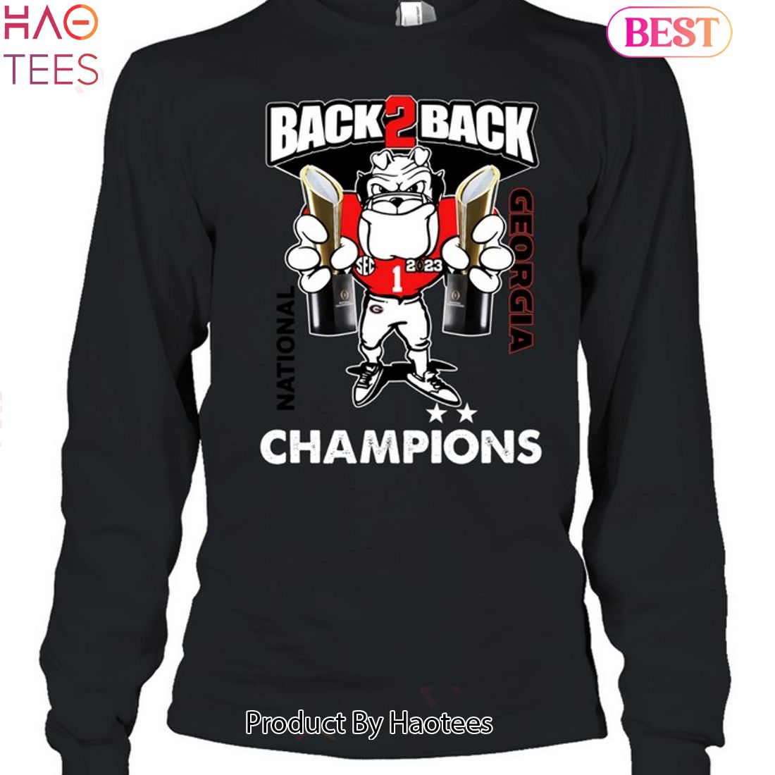 HOT Back 2 Back National Georgia Bulldogs Unisex T-Shirt HOT Back 2 Back National Georgia Bulldogs Unisex T-Shirt