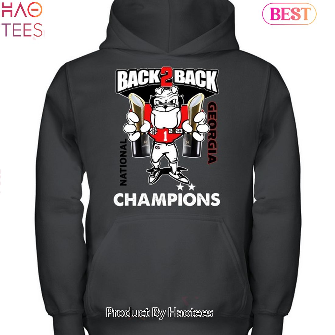 HOT Back 2 Back National Georgia Bulldogs Unisex T-Shirt HOT Back 2 Back National Georgia Bulldogs Unisex T-Shirt