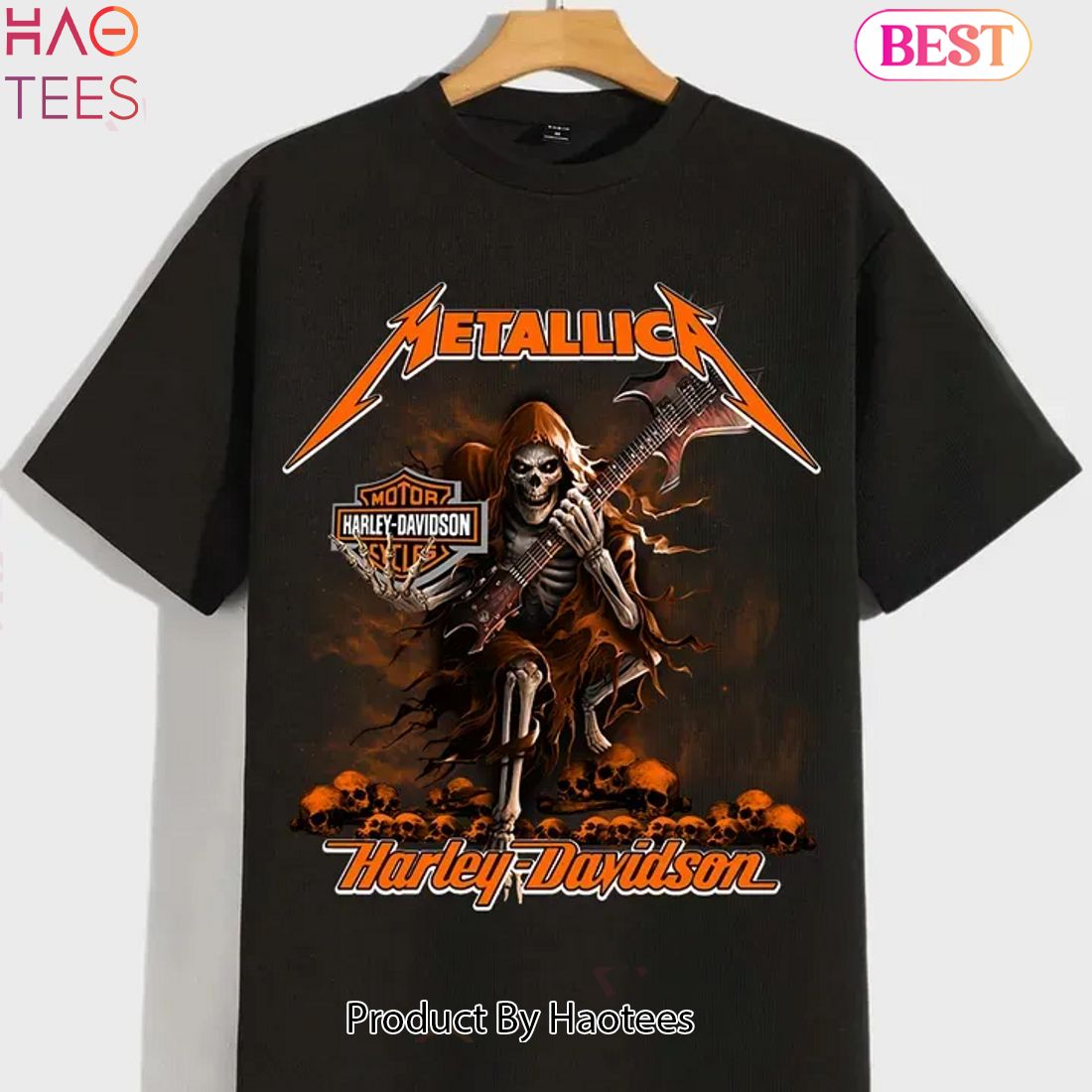 HOT Harley-Davidson Collab Metallica Unisex T-Shirt