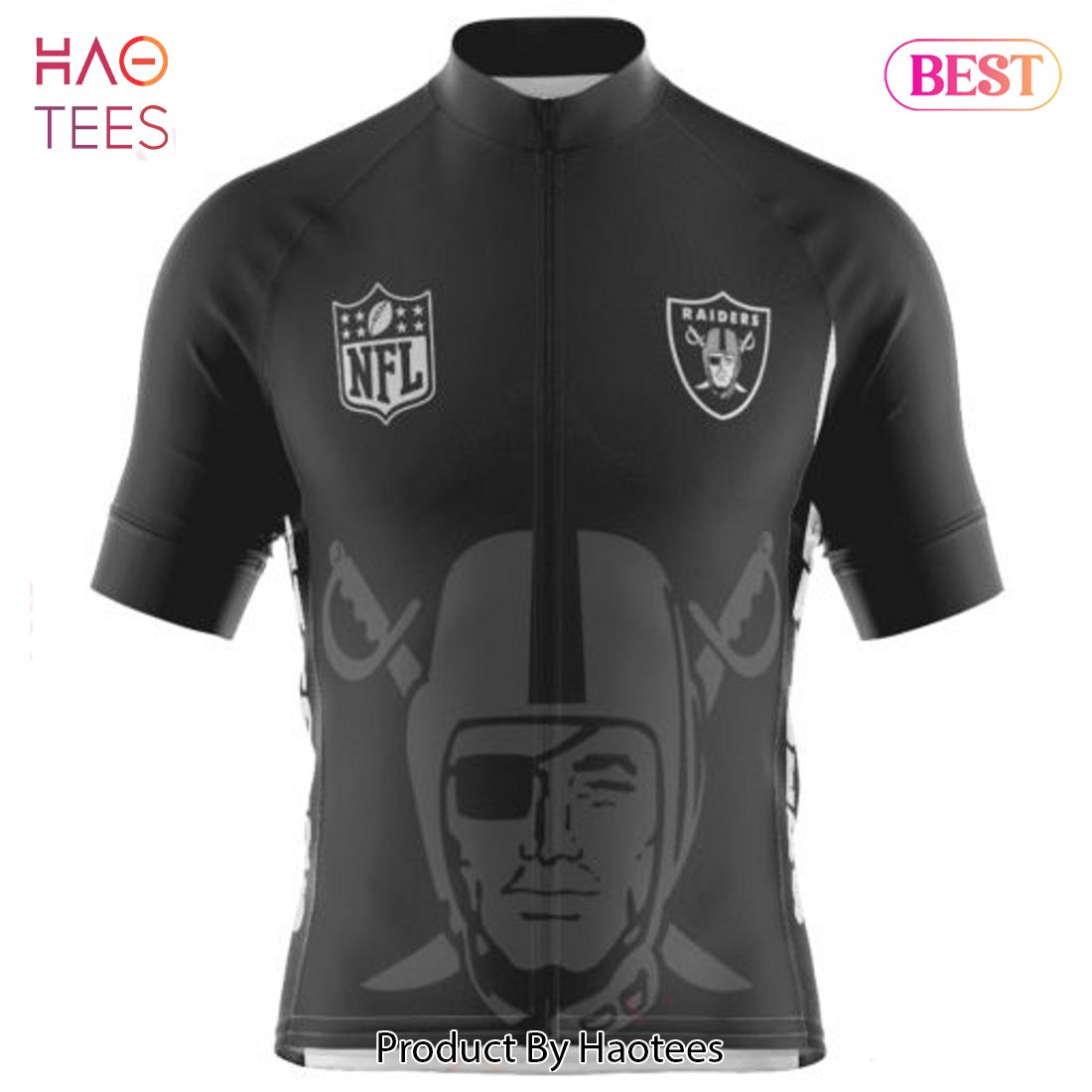 PREMIUM NFL Las Vegas Raiders Cycling Jersey Hoodie