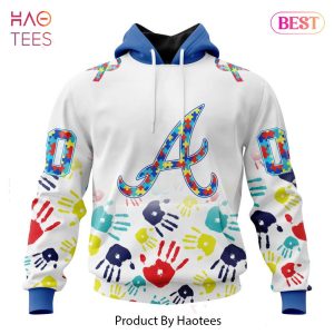 HOT MLB Atlanta Braves Special Autism Awareness Design Hoodie