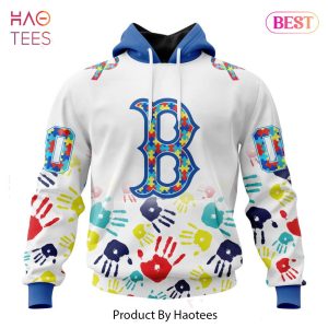 HOT MLB Boston Red Sox Special Autism Awareness Design Hoodie