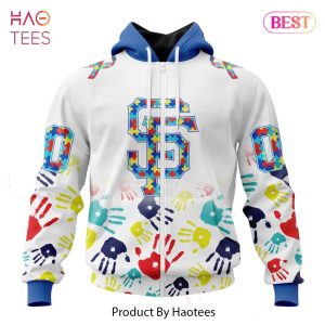 HOT MLB San Francisco Giants Special Autism Awareness Design Hoodie