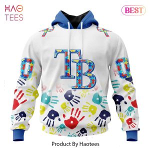 HOT MLB Tampa Bay Rays Special Autism Awareness Design Hoodie