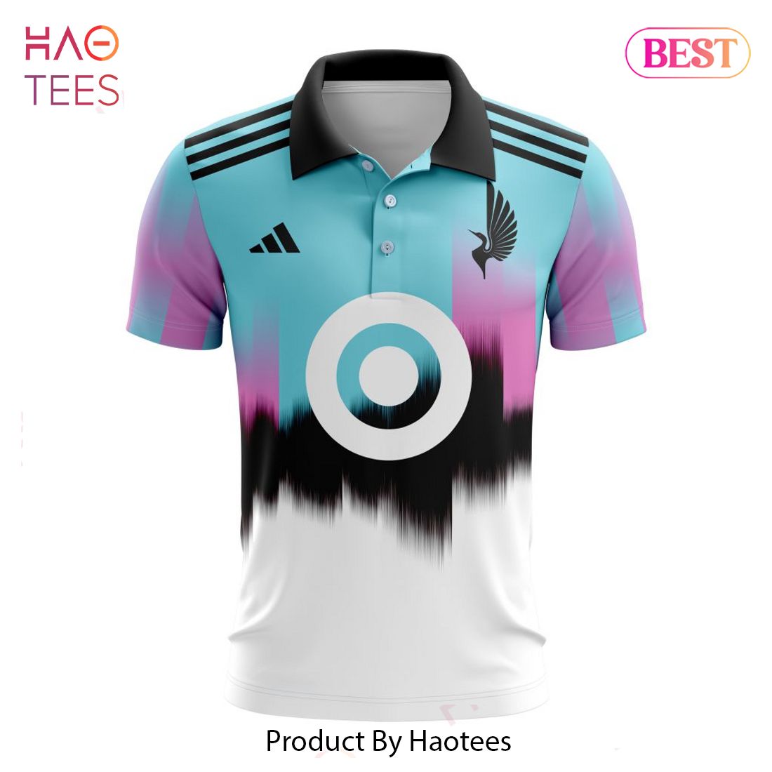 HOT MLS Minnesota United FC 2023 Away The Northern Lights Custom Polo