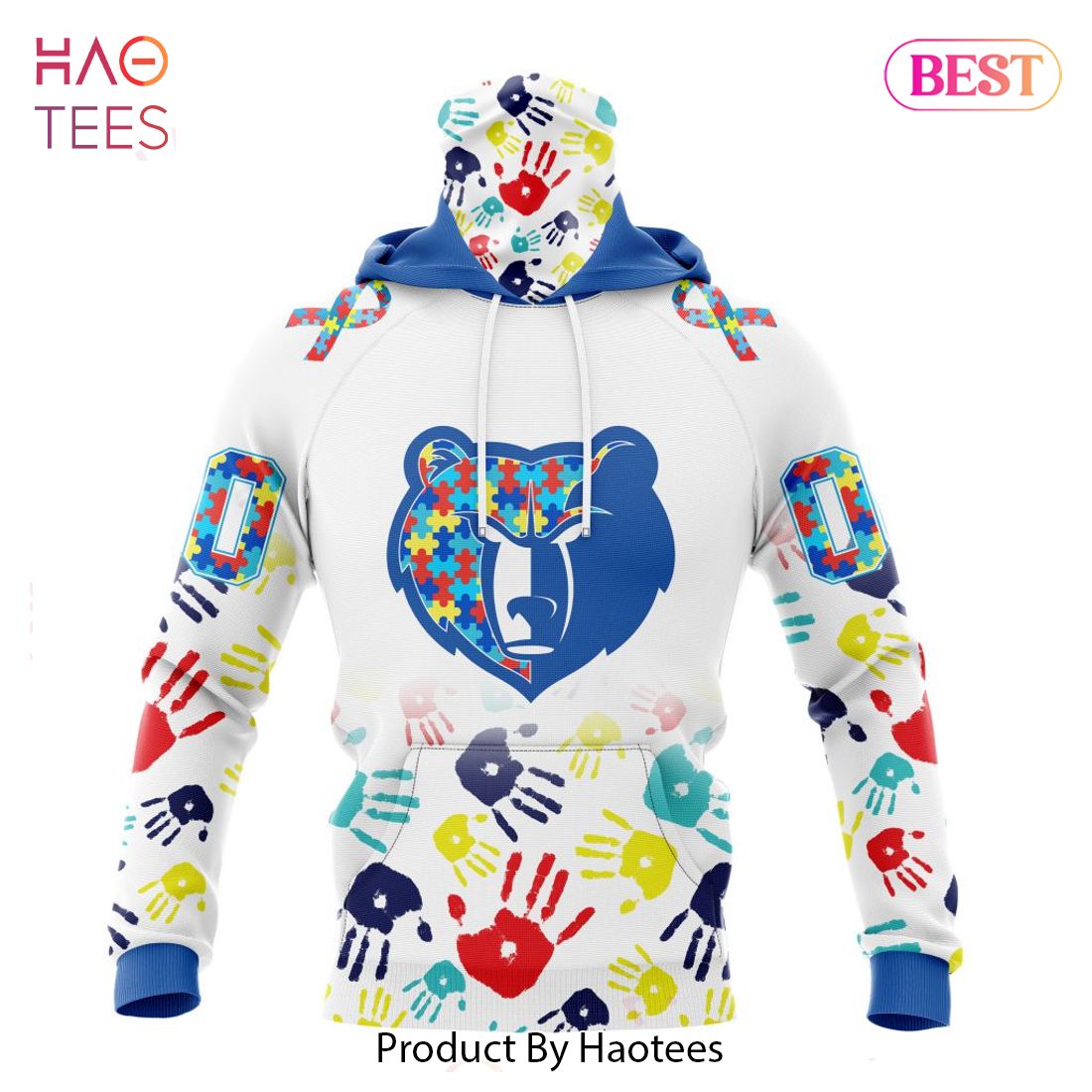 HOT NBA Memphis Grizzlies Special Autism Awareness Design ST2303 Hoodie HOT NBA Memphis Grizzlies Special Autism Awareness Design ST2303 Hoodie