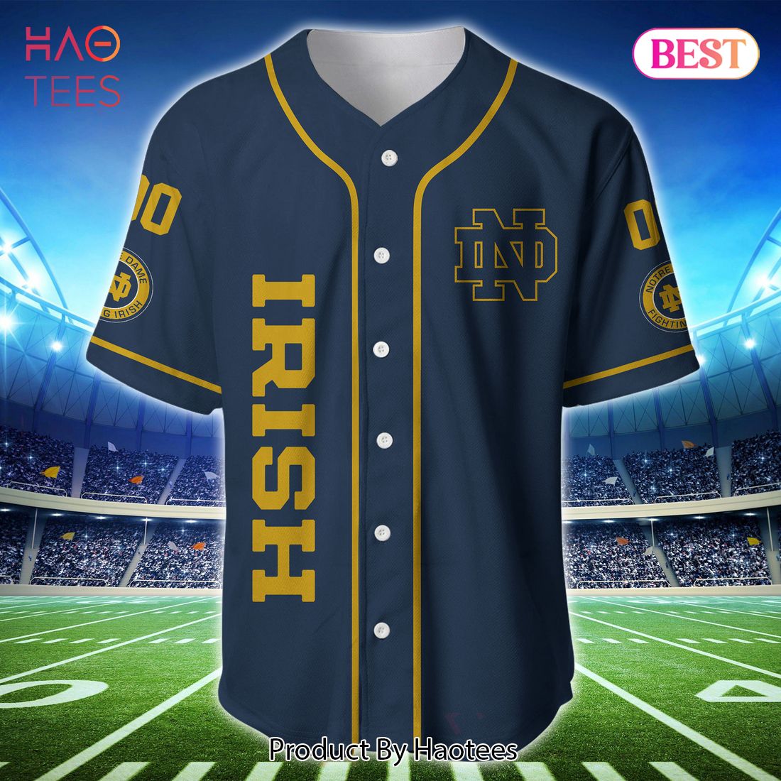 HOT NCAA Notre Dame Fighting Irish Baseball Jersey