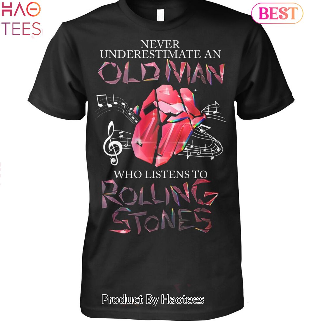 HOT Never Underestimate An Who Listens To Rolling Stones Unisex T-Shirt Luxury Store