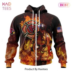 HOT NFL Arizona Cardinals Honor Firefighters – First Responders Hoodie