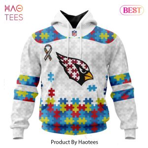 HOT NFL Arizona Cardinals Special Autism Awareness Design Hoodie