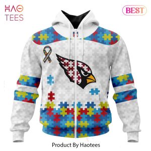 HOT NFL Arizona Cardinals Special Autism Awareness Design Hoodie