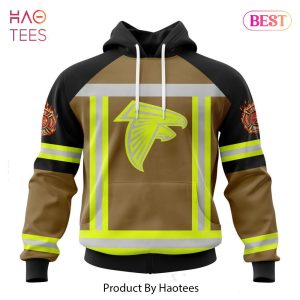 HOT NFL Atlanta Falcons Special FireFighter Uniform Design Hoodie