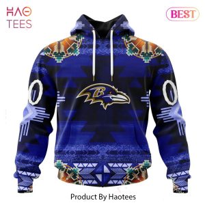 HOT NFL Baltimore Ravens Special Native Costume Design Hoodie