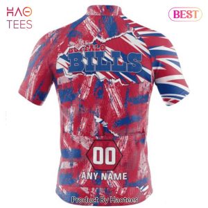 HOT NFL Buffalo Bills Special Mix Stripes Design Cycling Jersey Hoodie