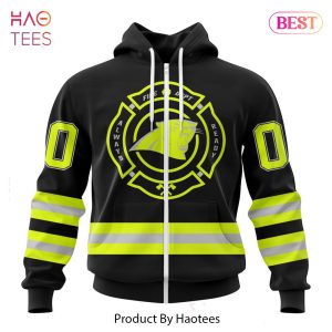 HOT NFL Carolina Panthers Special FireFighter Uniform Design Hoodie
